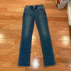flair jeans- mid waisted